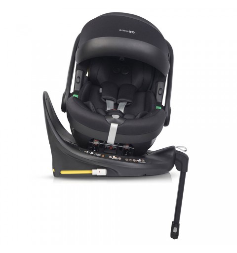 EasyGo Buz Pro - zestaw z bazą, fotelik samochodowy 0-13 kg | Ink